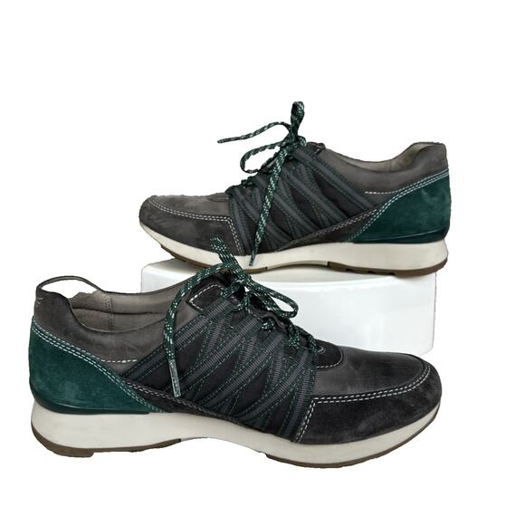 Dansko Women's Gabi Sneaker Green Shoe Comfort Active Suede Size EU 37 US‎ 7 - Picture 7 of 9